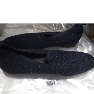 La Strada Stylish Women's Loafers Navy Blue 37